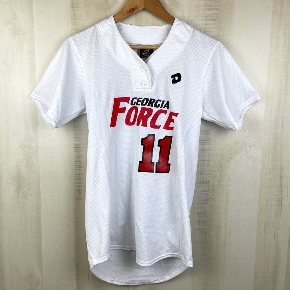 Georgia Force AFL Arena Football Team White Jersey DeMarini Size Small